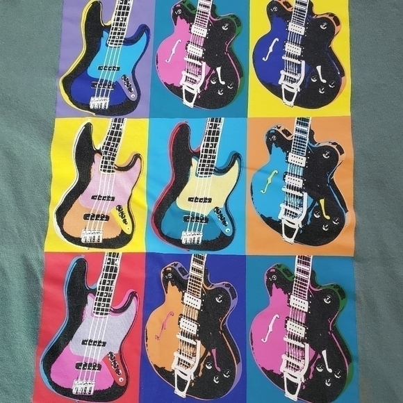 𝗕𝗲𝗻 𝗦𝗵𝗲𝗿𝗺𝗮𝗻 𝗚𝘂𝗶𝘁𝗮𝗿 𝘚𝘩𝘪𝘳𝘵 Men's M 𝗘𝗨𝗖 𝗡𝗲𝘃𝗲𝗿 𝗪𝗼𝗿𝗻 - Picture 4 of 8